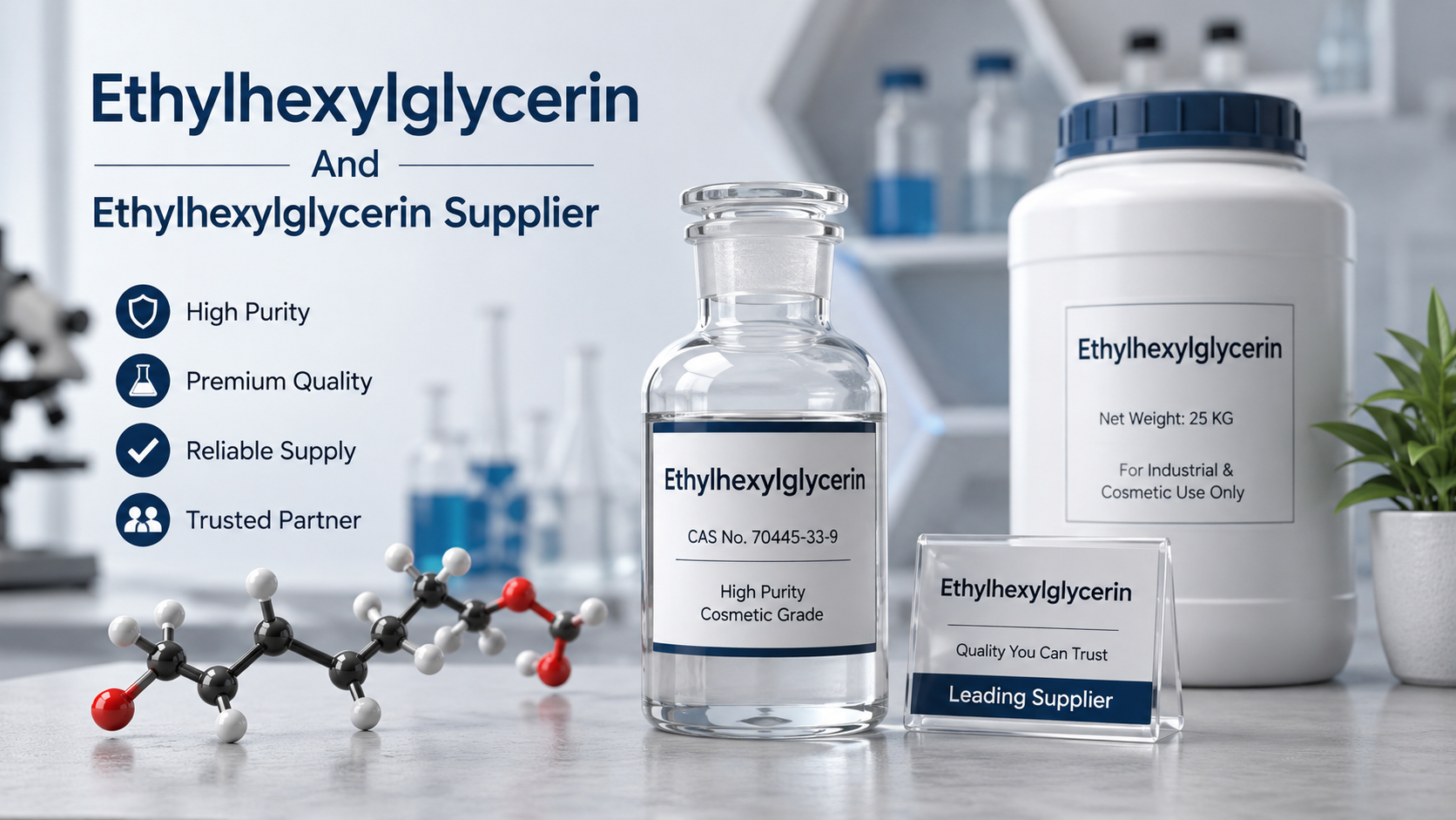 Ethylhexylglycerin Explained: Chemistry, Functions, Formulation and Supplier Selection